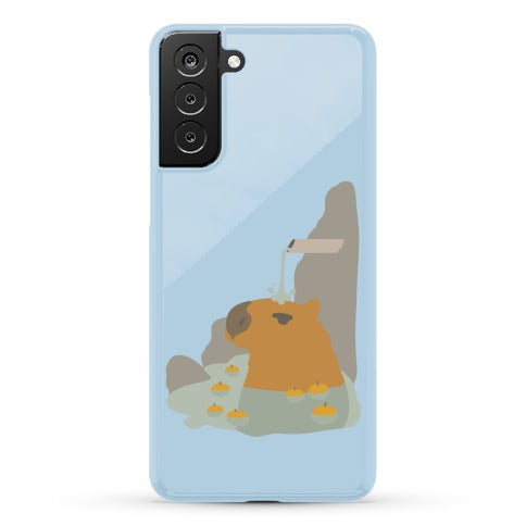Capybara Hot Spring Phone Case